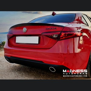 Alfa Romeo Giulia Trunk Spoiler - Carbon Fiber - Stile Italia